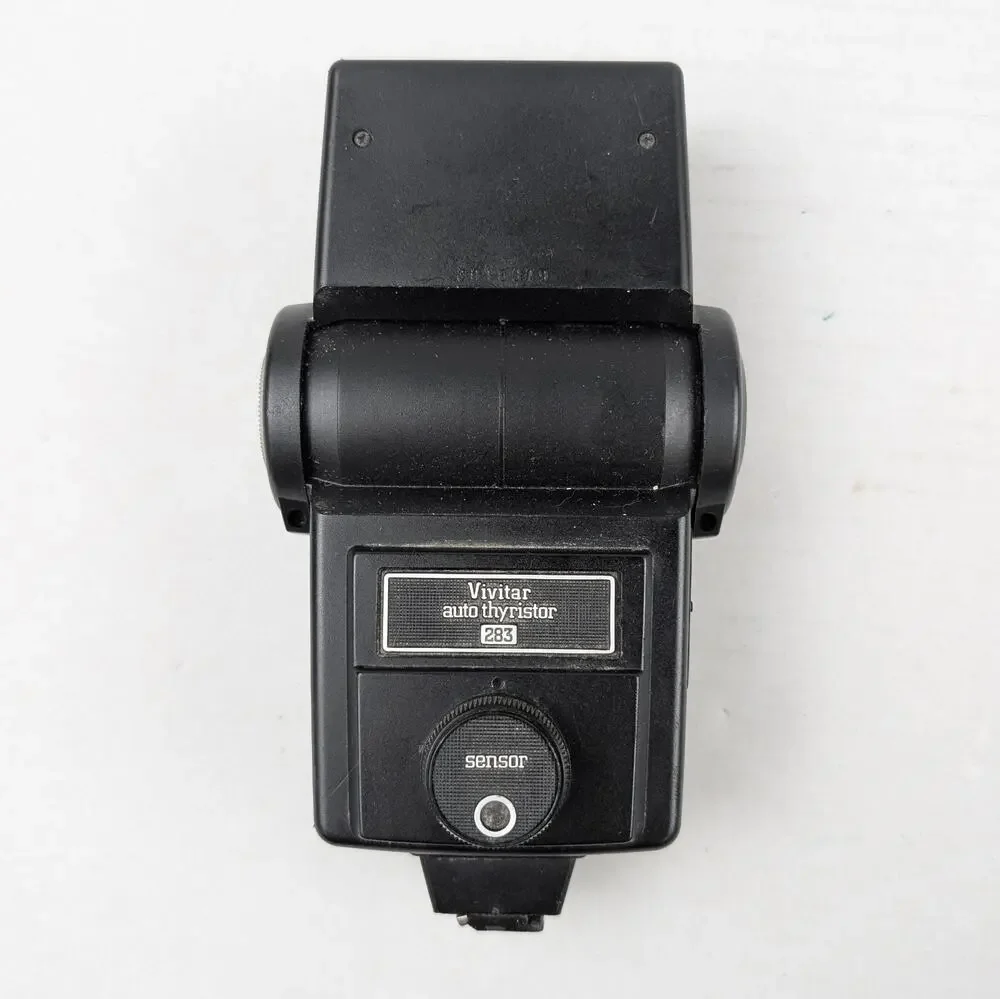 Vivitar 283 Auto Thyristor Flash Untested Broken Shoe Parts Repair